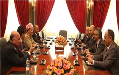 President Barzani Meets PUK Leadership