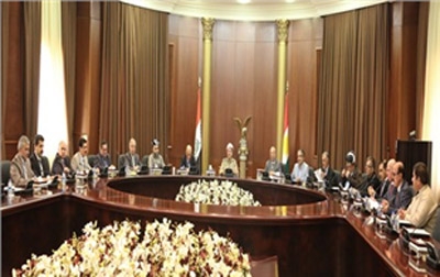 President Barzani Holds Meeting with Kurdish Political Parties
