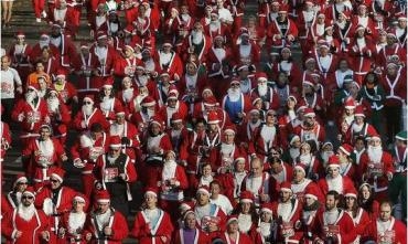 6 hezar ‘Baba Noel’ li Madrîdê bezîn