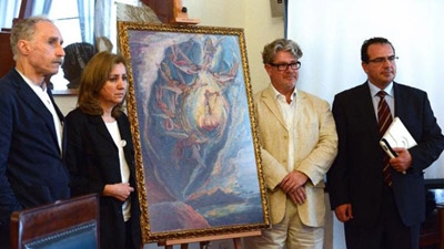 Oil painting certified as early work by Dali