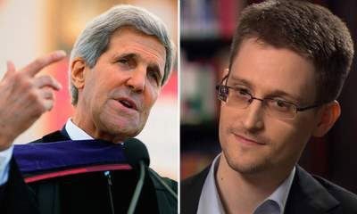 Kerry tells Snowden to ‘man up’ and come back to US