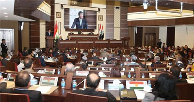 Prime Minister Barzani addresses Kurdistan Parliament