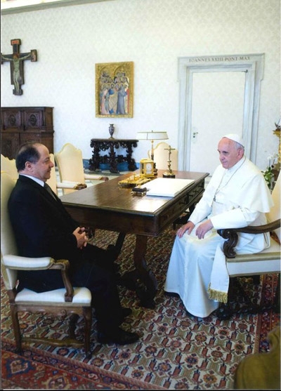 President Barzani Meets Pope Francis at the Vatican 