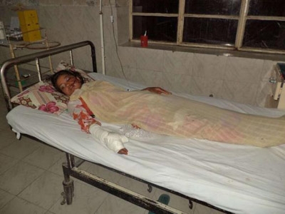 Pakistani woman survives after being shot for marrying for love