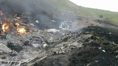 Ukrainian military plane shot down