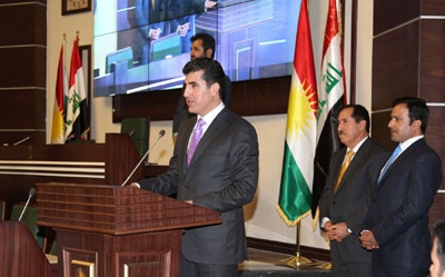 Prime Minister Barzani outlines priorities at inauguration of eighth cabinet