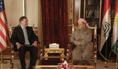 President Barzani Welcomes US Ambassador Beecroft in Salahaddin 