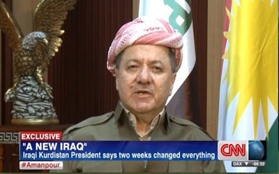 Barzani Sends Strongest Signal for Kurdish Independence from Iraq 