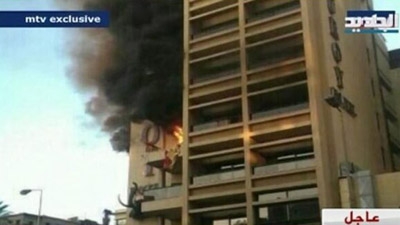 Suspect sets off explosion in Beirut hotel during police raid