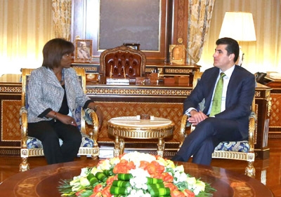 Prime Minister Barzani discusses Syrian refugees and displaced Iraqis with World Food Programme chief