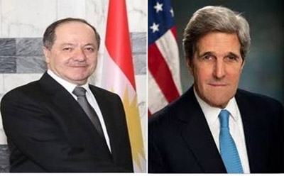 US Secretary of State Calls President Barzani 