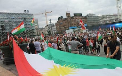 Europe’s Kurds Rally for Kurdish Independence 