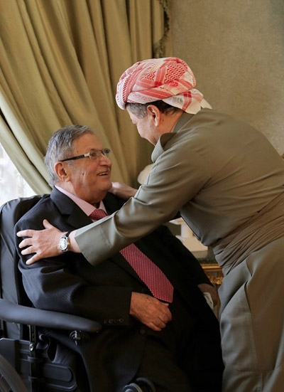  President Barzani Pays Visit to President Jalal Talabani