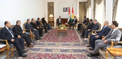 Prime Minister Barzani meets with blocs of the Kurdistan Parliament