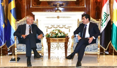 Swedish Foreign Minister and EU Humanitarian Commissioner express solidarity with Kurdistan