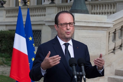 France's Hollande rules out cooperation with al-Assad to fight ISIS