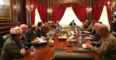 President Barzani meets commander of US Central Command General Austin