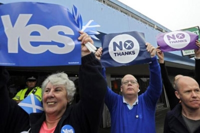 'No' campaign leads Scottish polls 