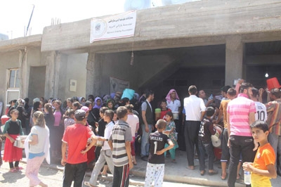 Duhok governorate continues to provide aid to displaced families