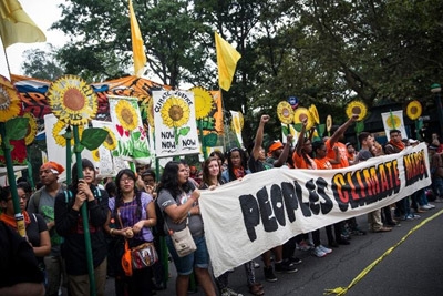 New York gears up for historic climate march