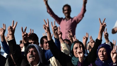 Islamic State 'being driven out of Syria's Kobane'