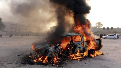 Libya suicide bomber targets Benghazi fighters