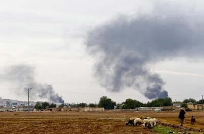 Fiercest fighting in days hits Syrian border town