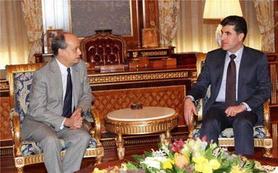 Prime Minister Barzani and Spain’s ambassador discuss fight against ISIS