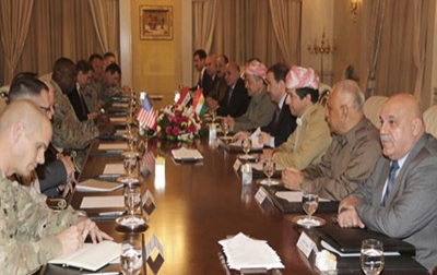 President Barzani Meets Head of US Central Command General Austin