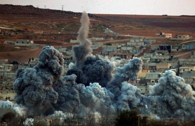 Peshmerga, Syrian rebels battle Islamic State in besieged Kobani