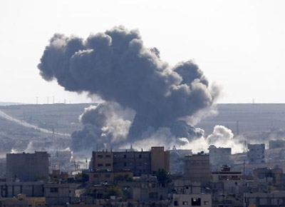 U.S., allies launch barrage of airstrikes against Islamic State