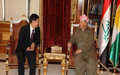 President Barzani Meets with China's Consul General‏ 