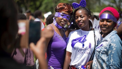 Kenya Women March for Right to Wear Mini-Skirts