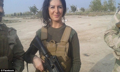 Danish woman, 20, drops out of college to join Kurdish fighters battling ISIS in Kobane 