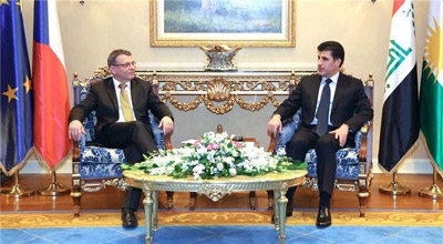 PM Barzani, Czech Foreign Minister discuss security and economic ties