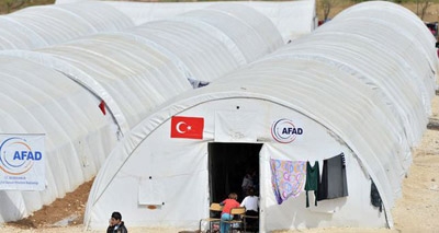 TURKEY TO SET UP NEW CAMP FOR SYRIAN KURDS