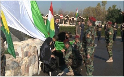 On Flag Day, Kurds show solidarity with Peshmerga