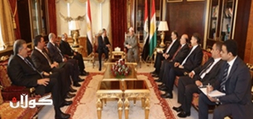 President Barzani Meets Egypt's Industry and Trade Minister