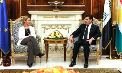 Mogherini congratulates Peshmerga forces on their victories