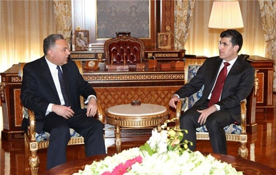 KRG Prime Minister receives the new Egyptian Consul to the Region