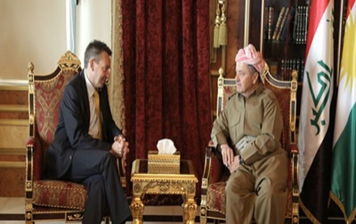  President Barzani Meets ICRC President Peter Maurer 