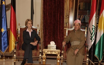 Kurdistan Region President Welcomes German Defense Minister 