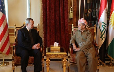 President Barzani Meets President Obama’s Envoy for Coalition against ISIS 