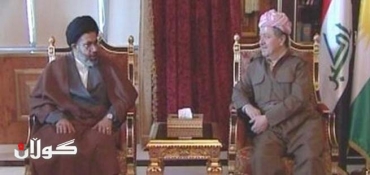 Kurdistan President Barzani , Sadrist delegation review situation in Iraq