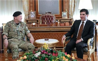 PM Nechirvan Barzani receives British Government Security Envoy