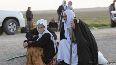 Islamic State in Iraq free elderly Yazidis