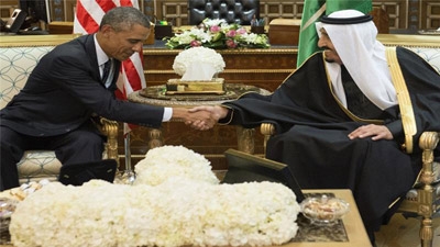 Obama in Saudi to 'pay respects' to King Abdullah