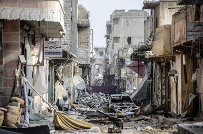 Kobane in ruins after Kurds drive out IS