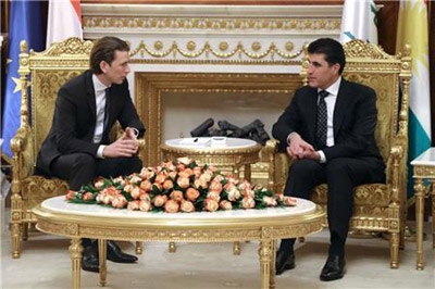 PM Barzani receives Austrian Foreign Minister