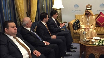 Dubai Ruler Sheikh Muhammad Al-Maktoum receives PM Nechirvan Barzani